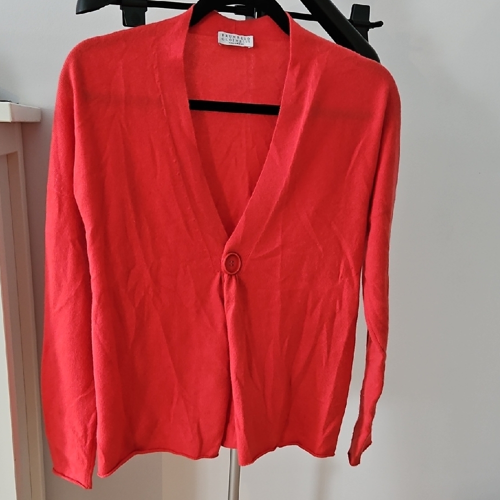 Brunello Cucinelli Cashmere Coral Women's Cardigan